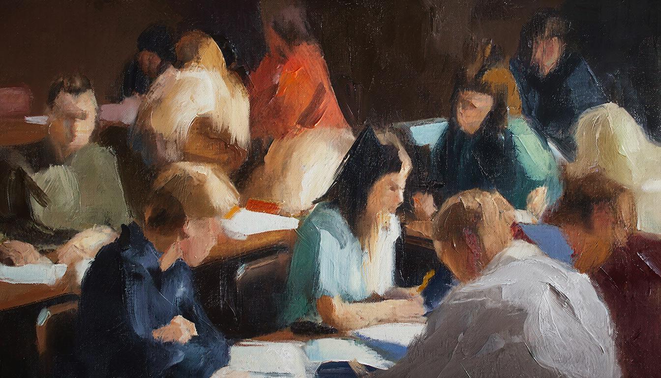 Обучение красками