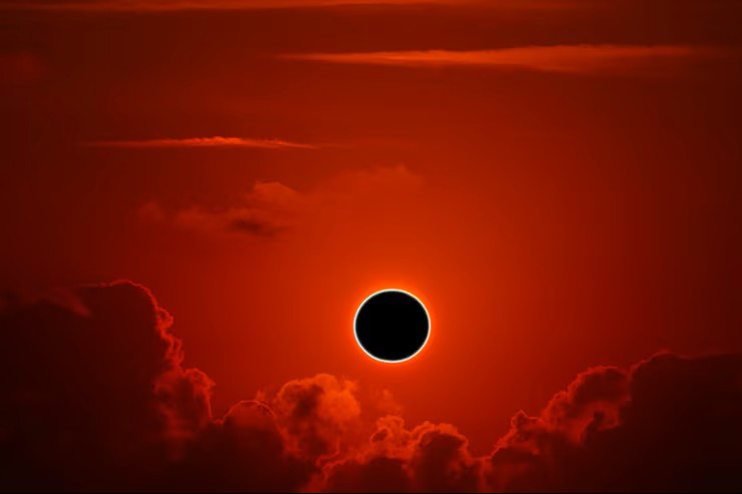 Кровавое небо.