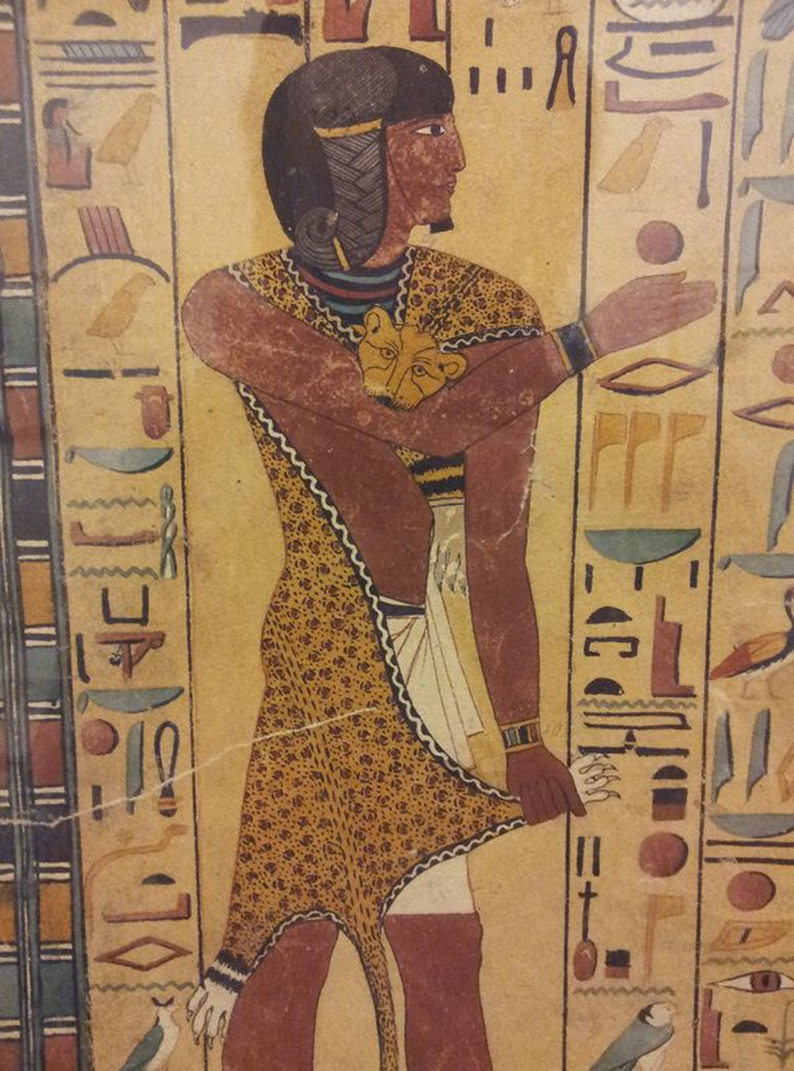 Египетская фреска.