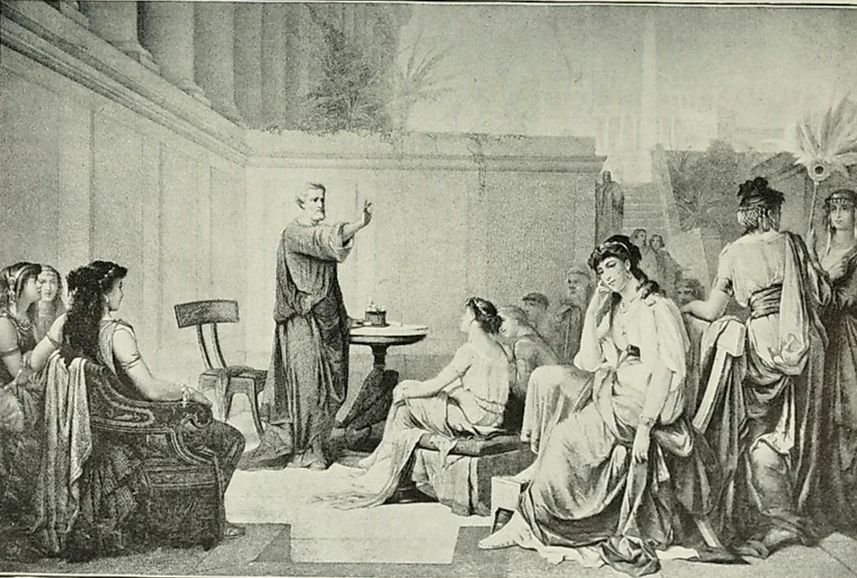 Выступление Пифагора.