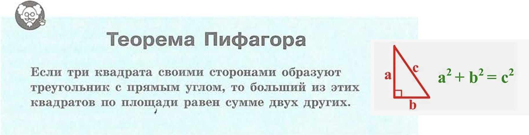 Теорема Пифагора.